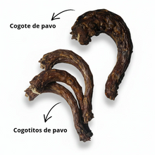 Cogote de pavo deshidratado